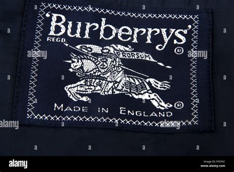 authentic burberry labels.